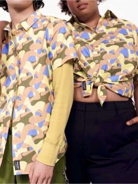 Wildfang: Pop Art Button Up
